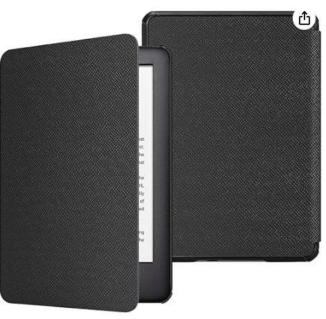 ProElite Cover Case for Kindle Paperwhite 12th Gen 7 inch Case, Slim Smart Flip case Cover for Amazon Kindle Paperwhite 12th Generation 7 inch 2024, Black